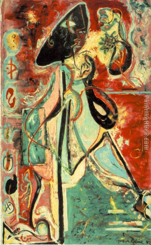 Jackson Pollock The Moon Woman